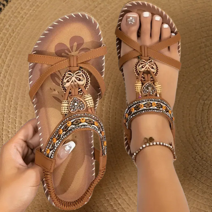 Rosa| Sandalias estilo Ibiza