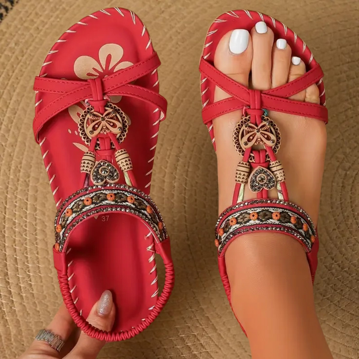 Rosa| Sandalias estilo Ibiza