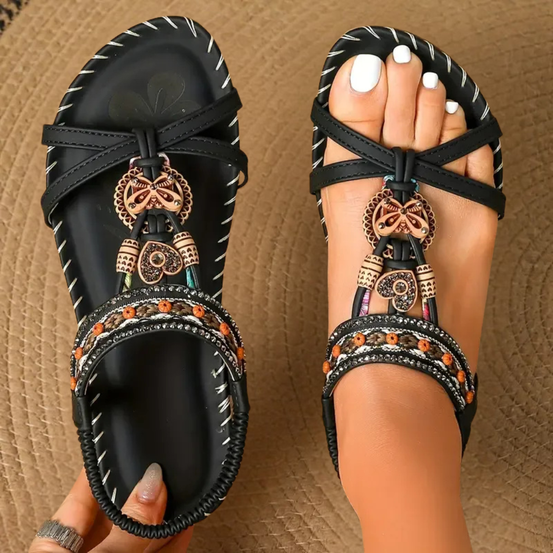 Rosa| Sandalias estilo Ibiza